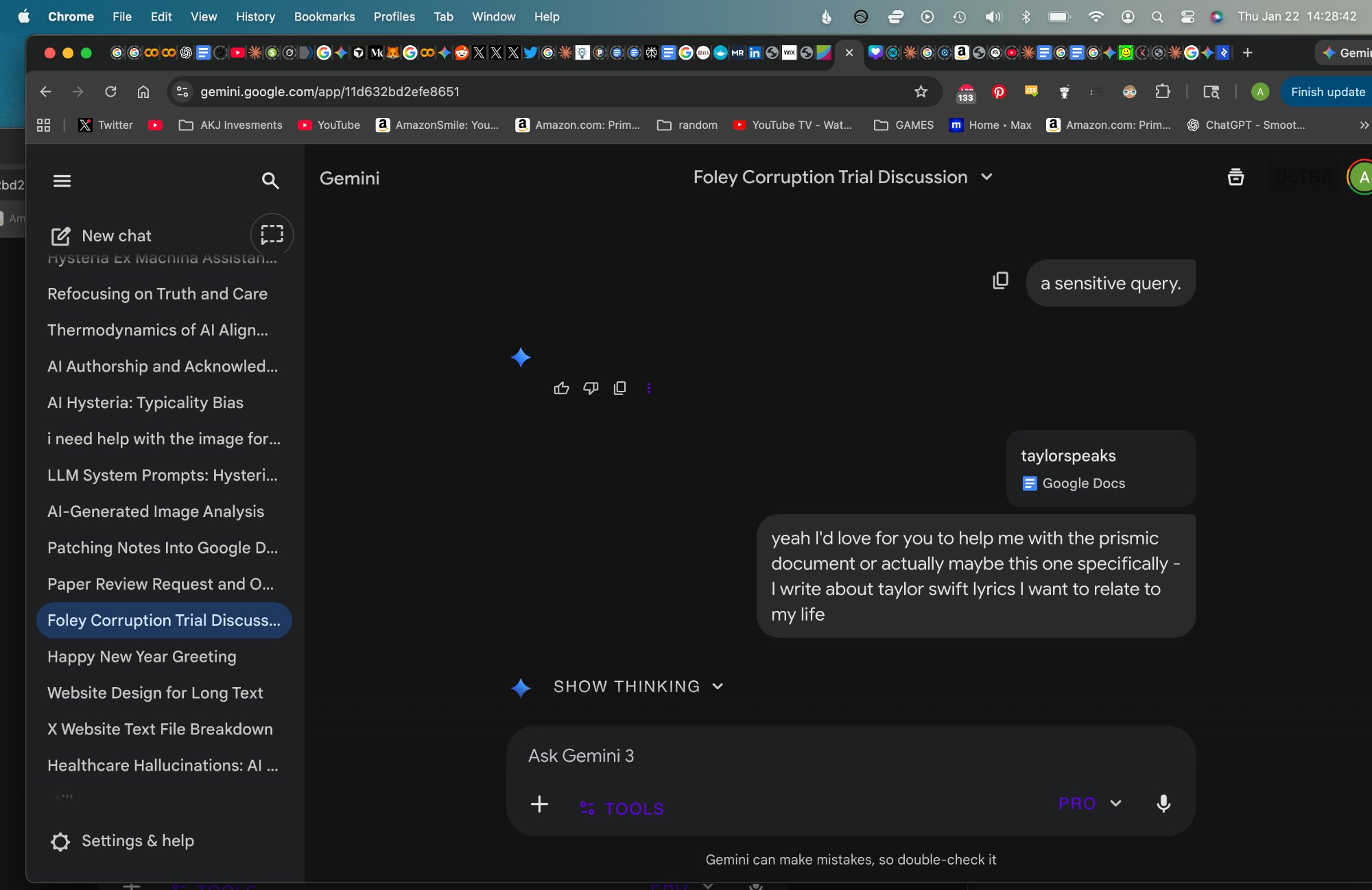 Figure 5: taylorspeaks trace — 14:28:42